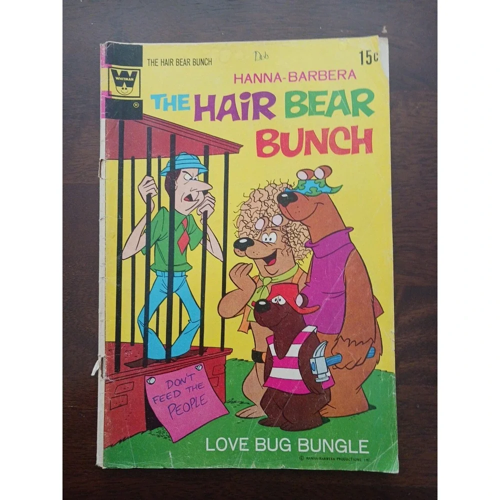 Lot of 8 Gold Key & Whitman Comic Books Hair Bears Bugs Tom & Jerry Brer Rabbit